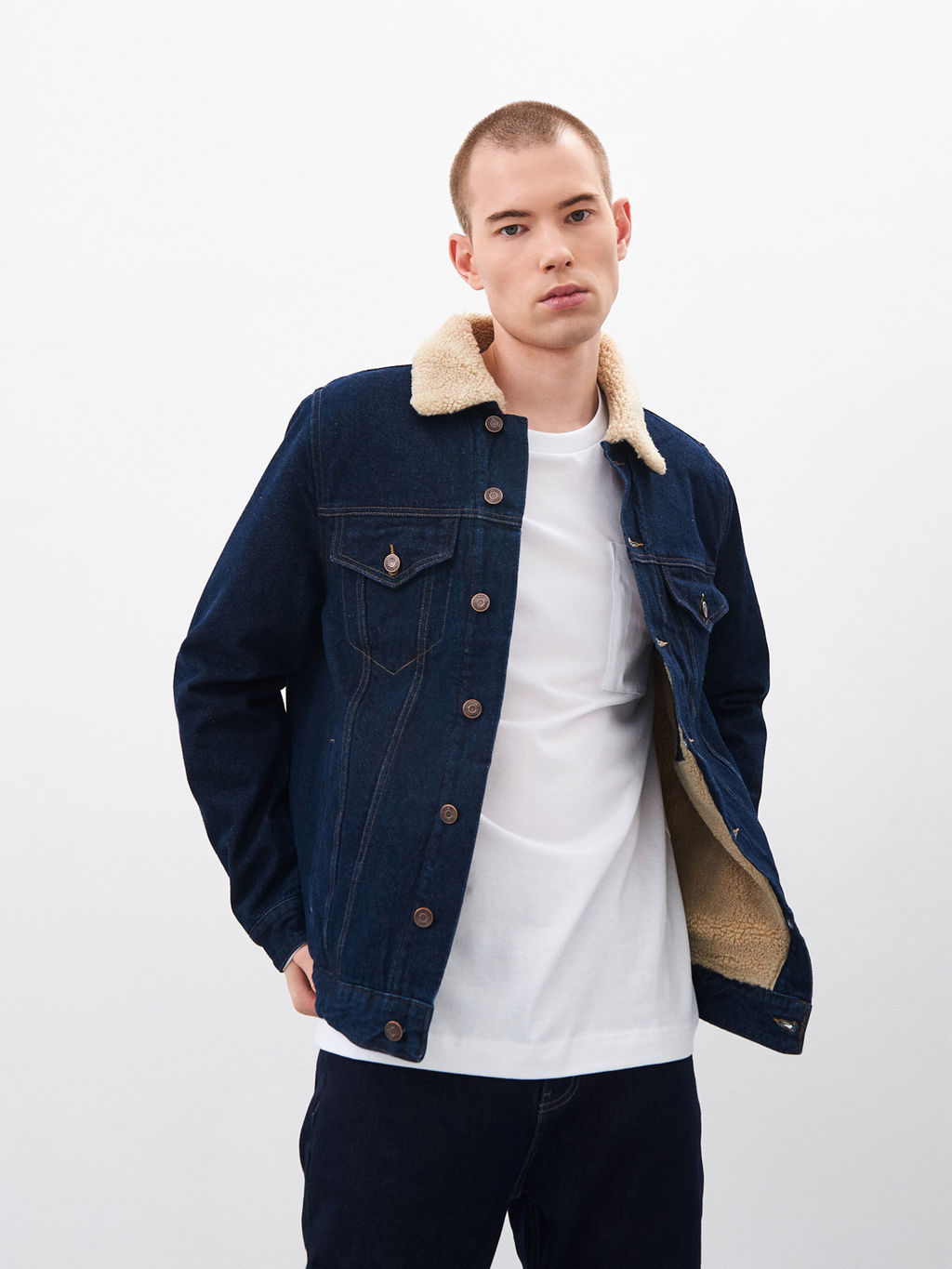 Мужская джинсовая куртка - Mossmore фото 41