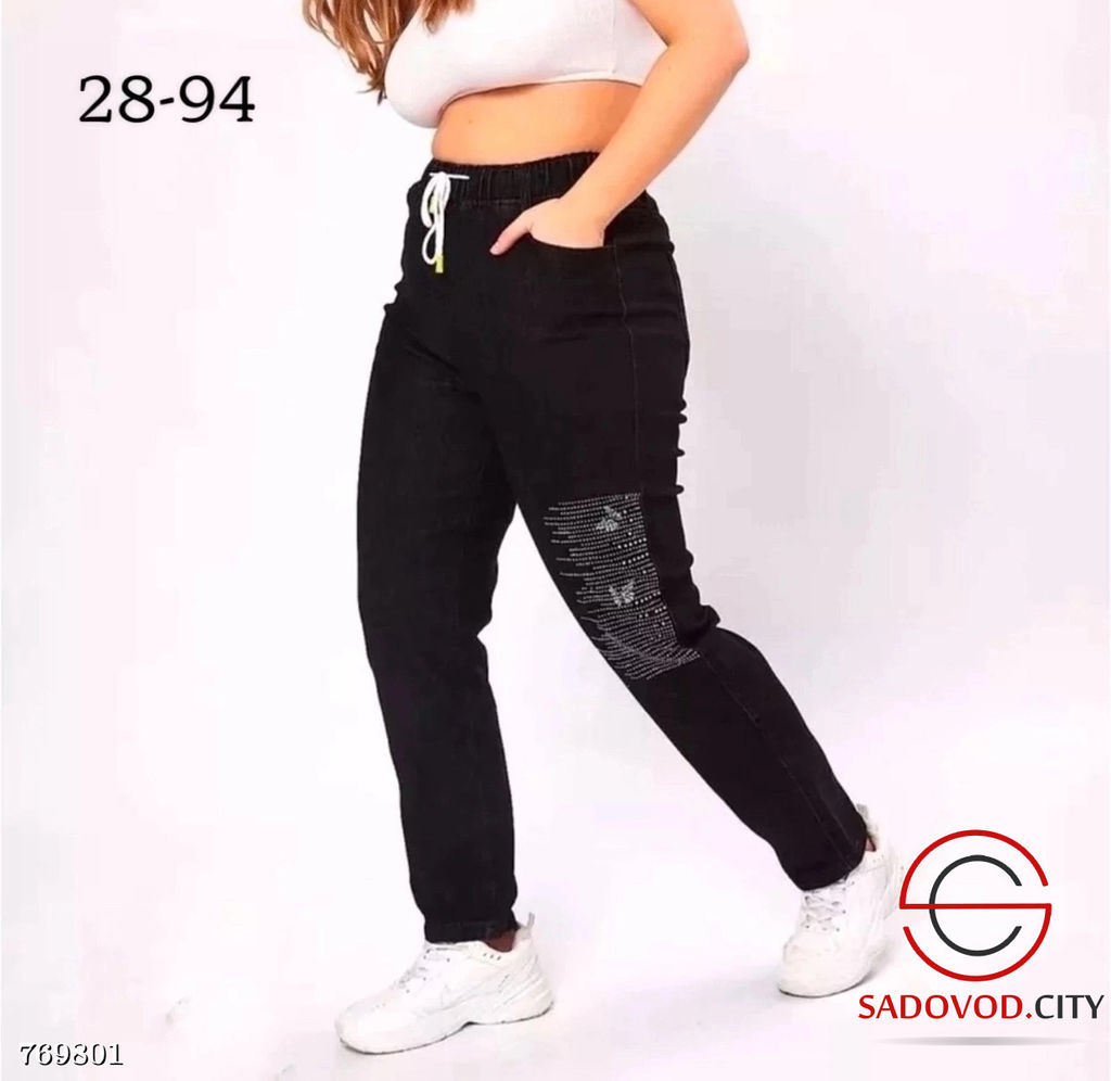 Женские джинсы со стразами - Bruno фото 2