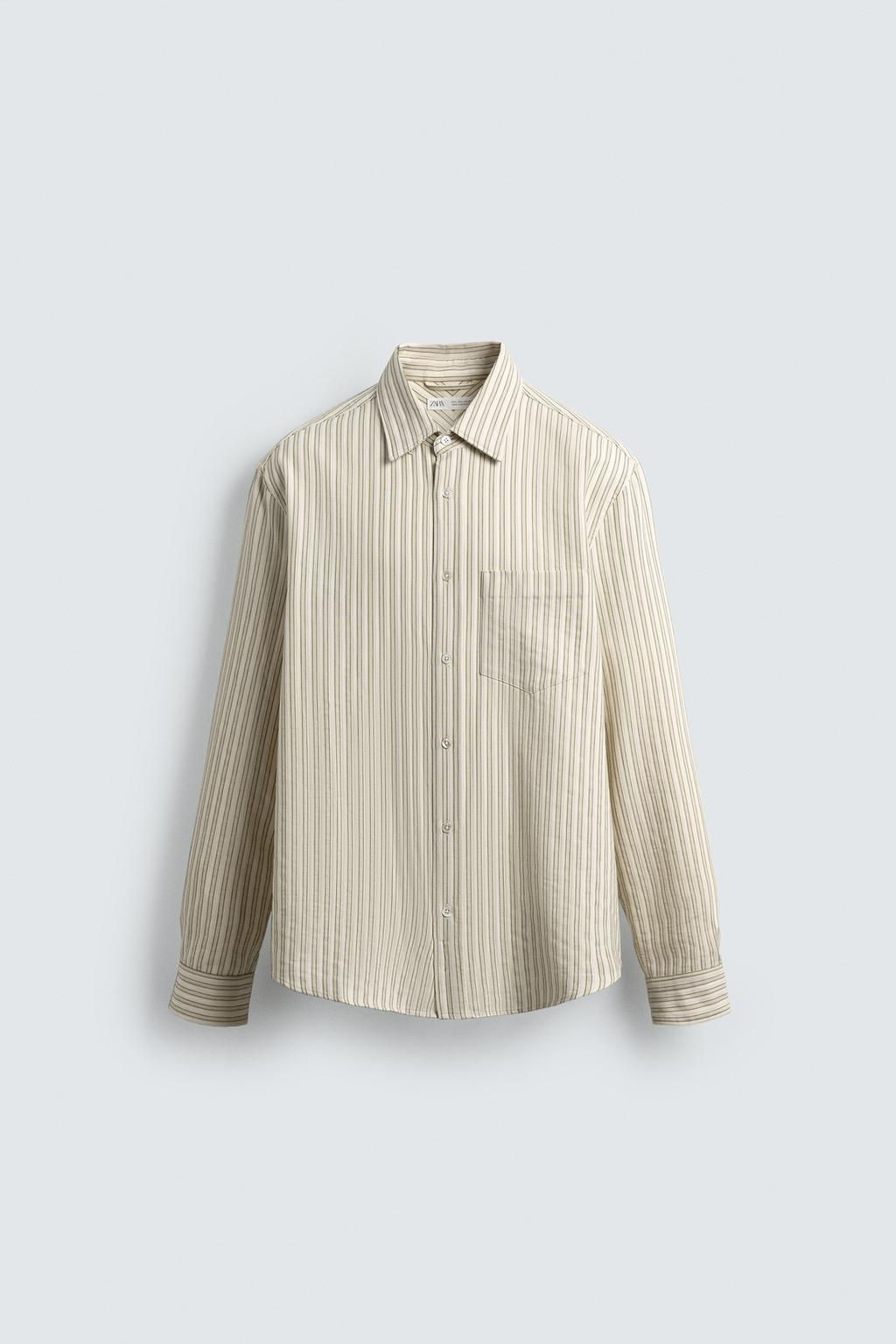 LIMITED EDITION STRIPED SHIRT - Zara фото 8