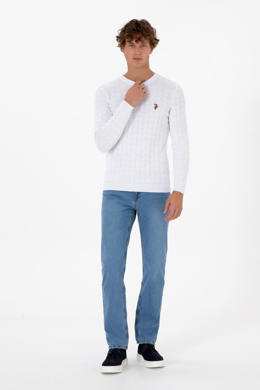 Erkek A__k Mavi Jean Pantolon Sepette S_rpriz _ndirim - U.s. polo assn фото 3