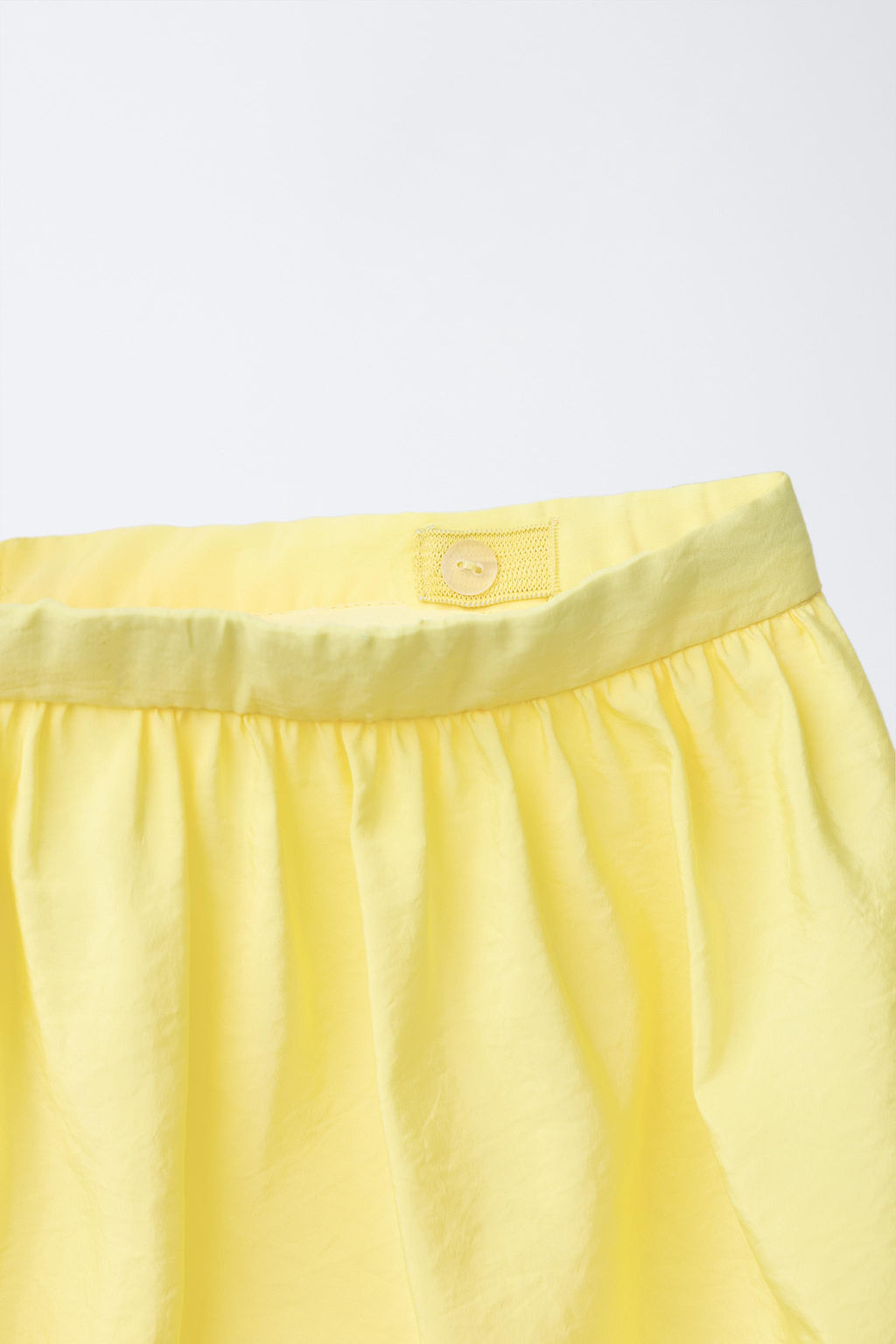 FALDA MIDI TAFET?N / Amarillo - Zara фото 5