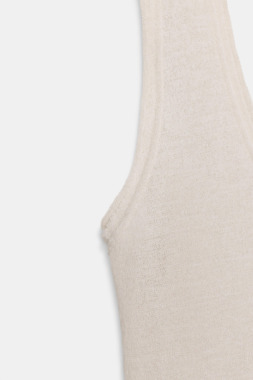 SLEEVELESS WOOL BLEND TOP - Zara фото 8