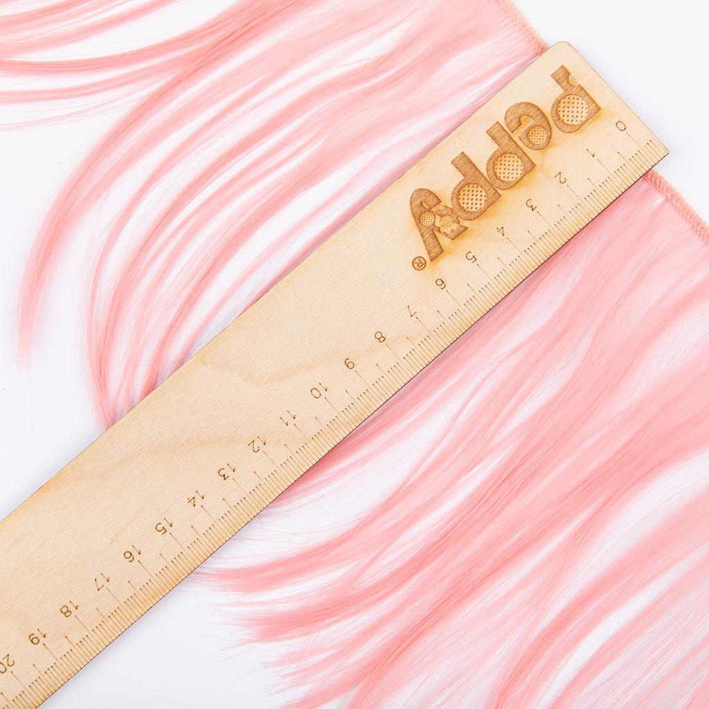 HobbyBe HAR-11 Тресс для кукол 15 см 100 см 22 г 34 розовый