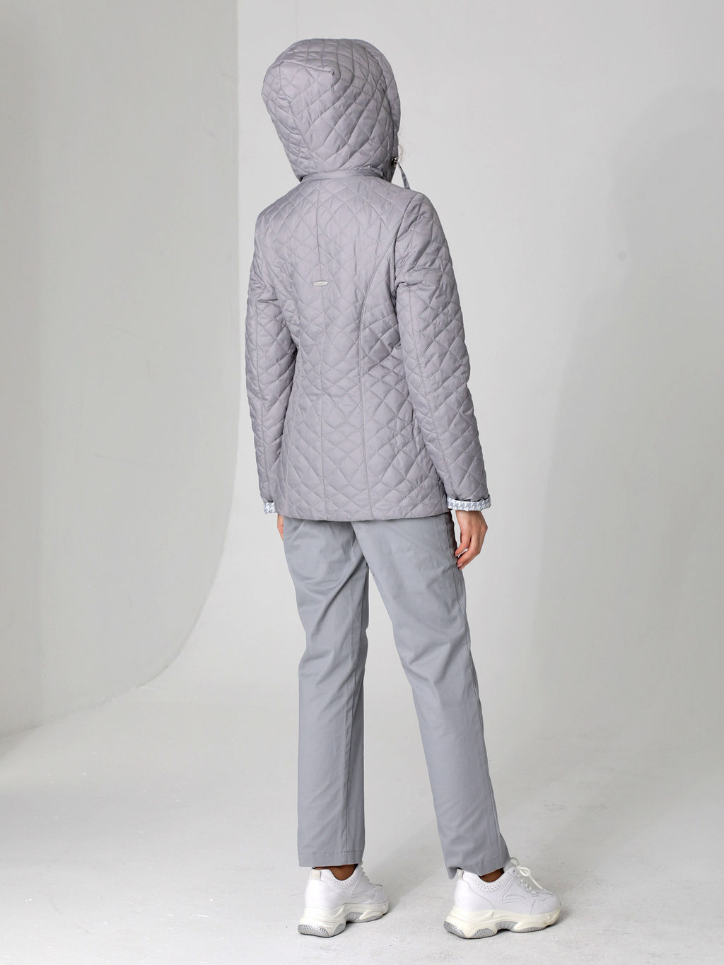 25125 Куртка серый - Dizzyway фото 4