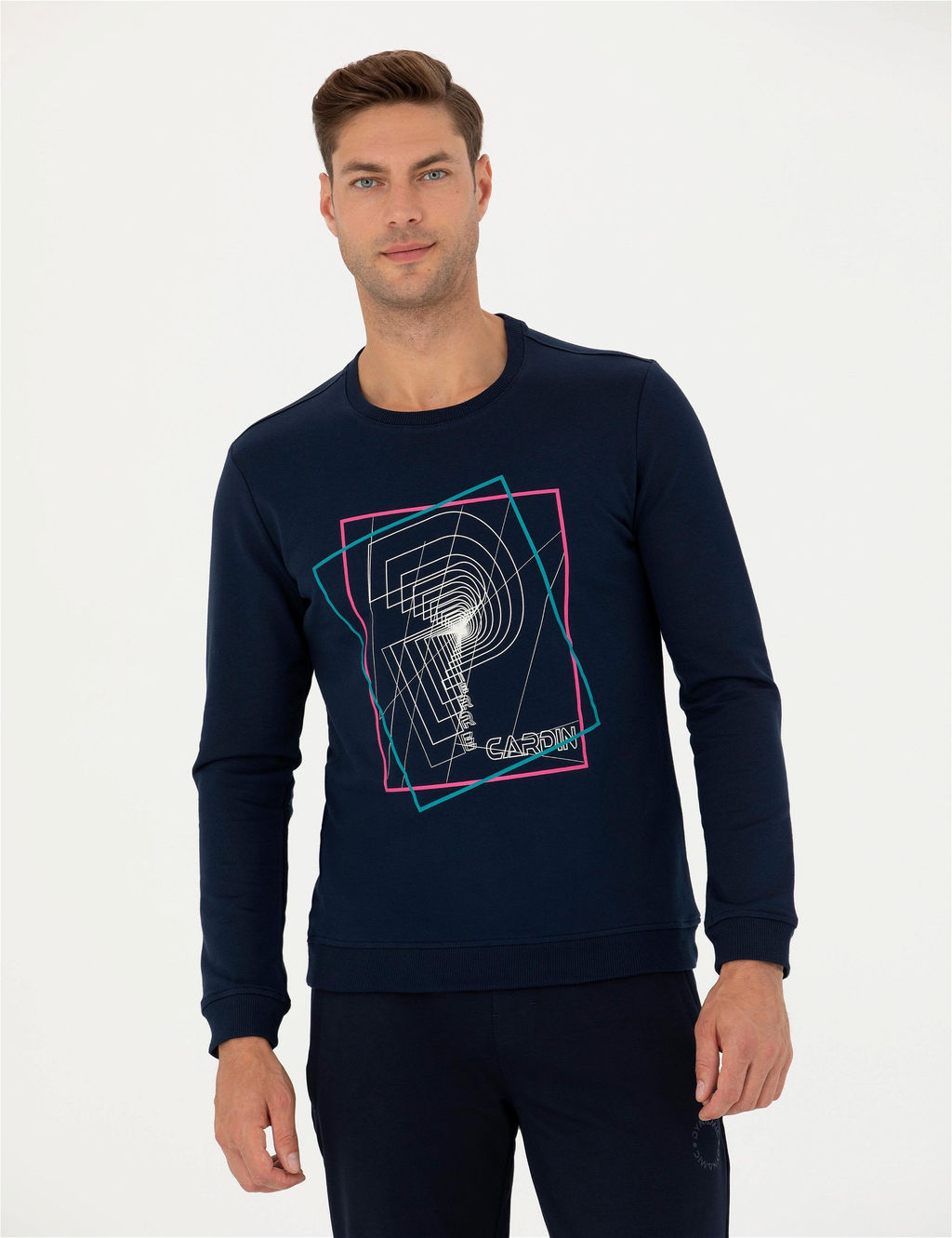 Lacivert Regular Fit Sweatshirt - Pierre cardin фото 3
