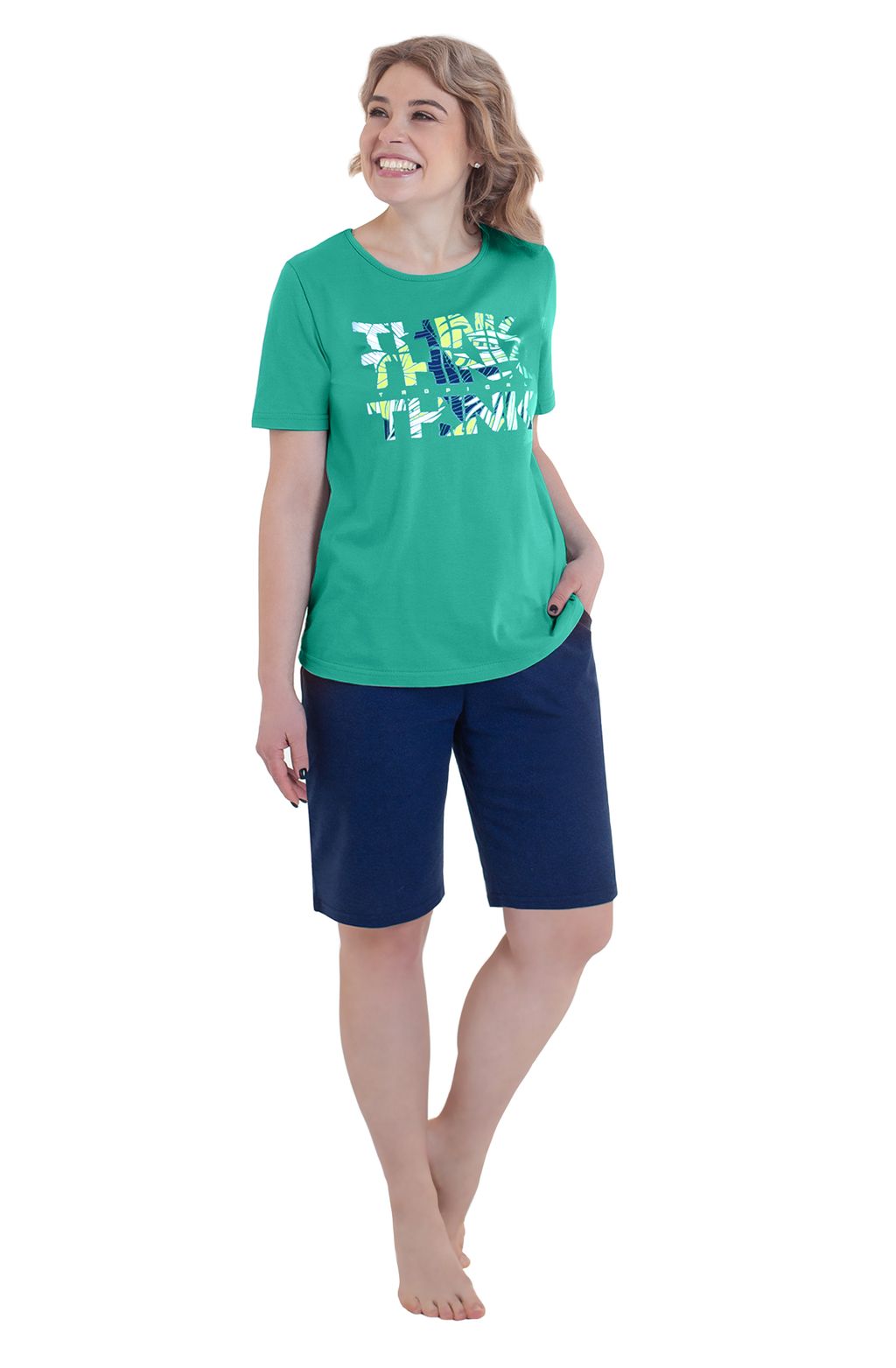 Костюм Остров К-288Ж (44-60) кулирка - Лотос фото 3