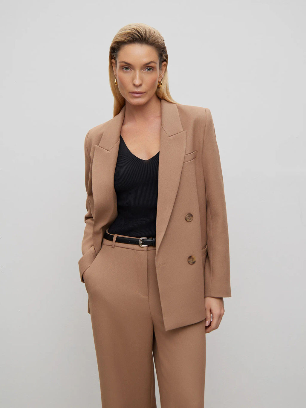 Чёрный топ-лапша - Emka фото 3