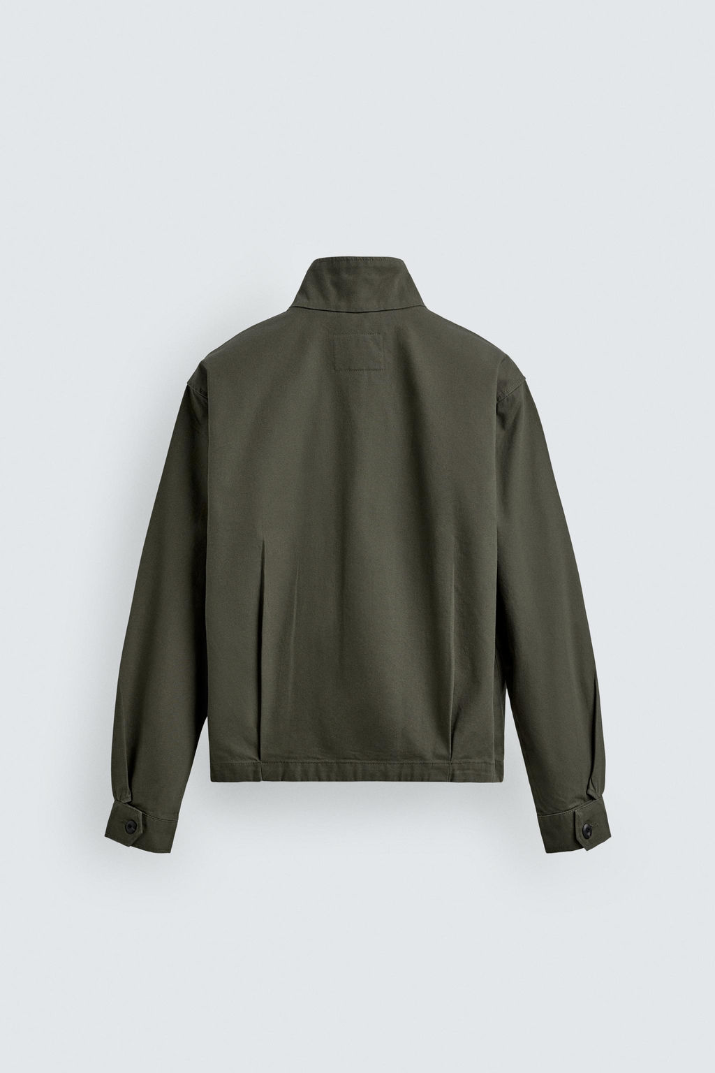 CAZADORA CROPPED FIT CREMALLERA / Khaki - Zara фото 8
