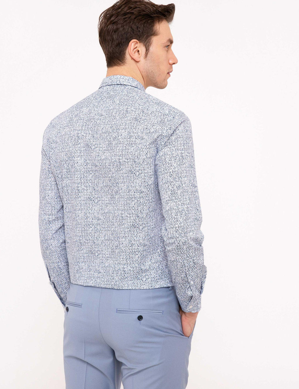 Saks Slim Fit Uzun Kollu G_mlek