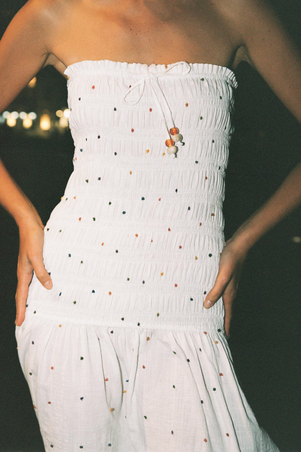 POMPOM MIDI DRESS - Zara фото 12