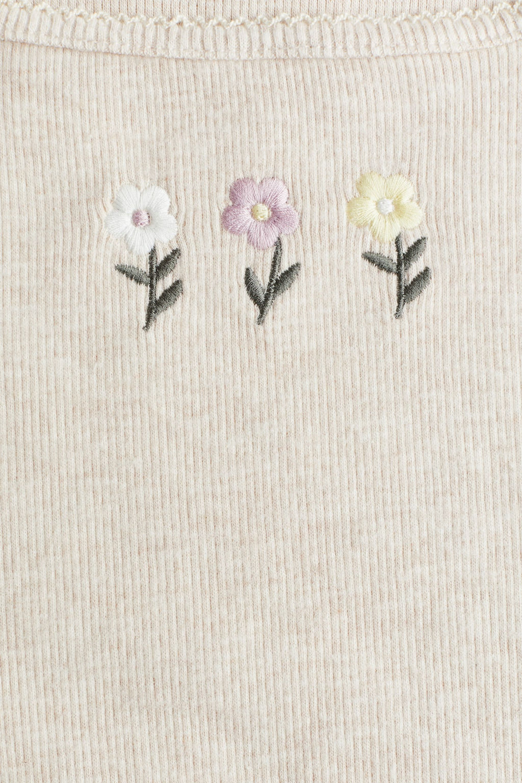 Camiseta de punto con ribetes de picot - H&m фото 2