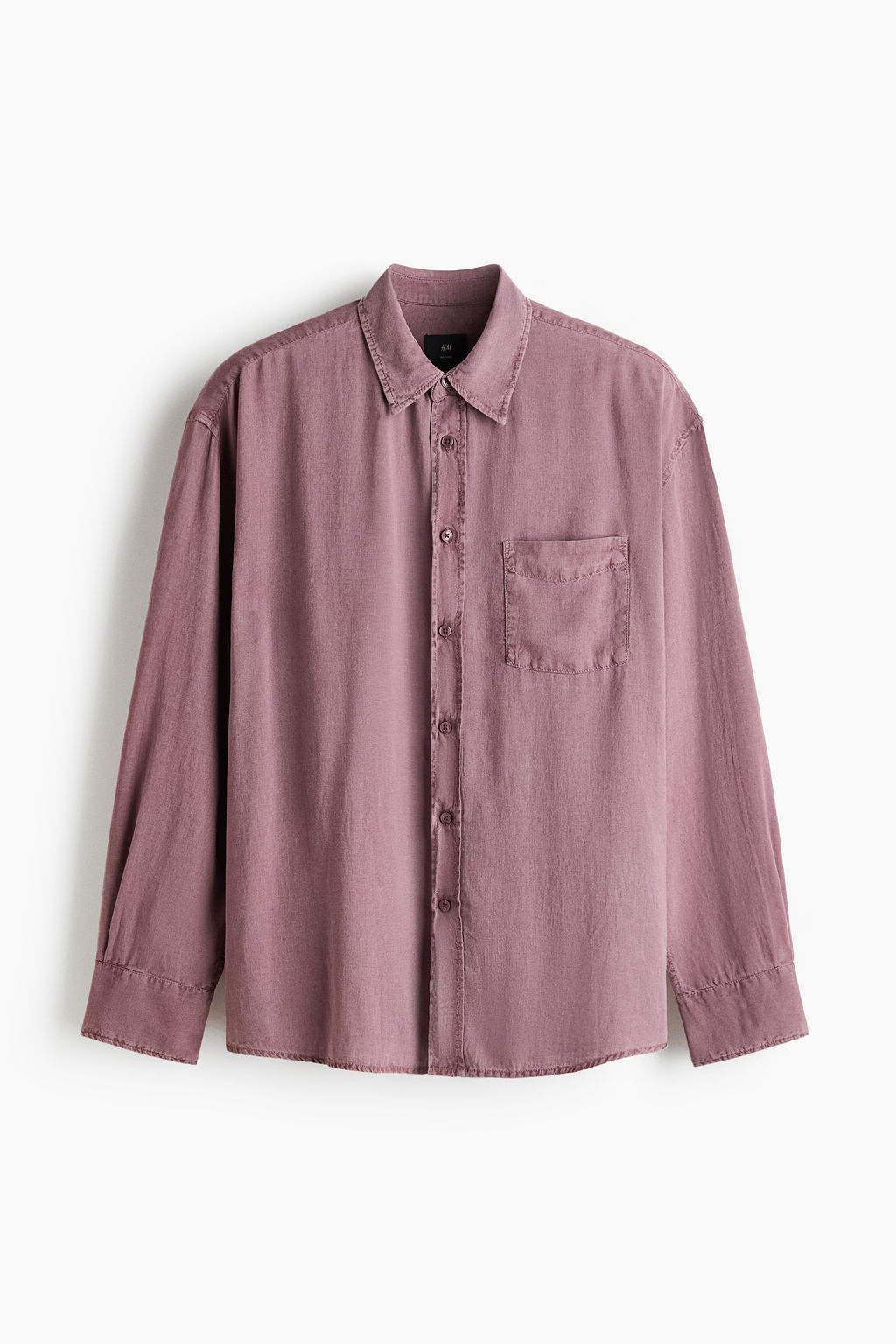 Camisa en mezcla de lino Relaxed Fit - H&m фото 3