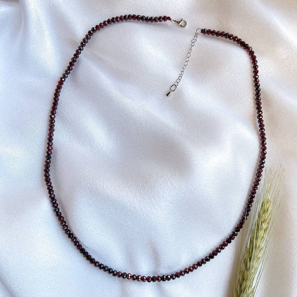 Колье из Граната (Пироп) 40 см +