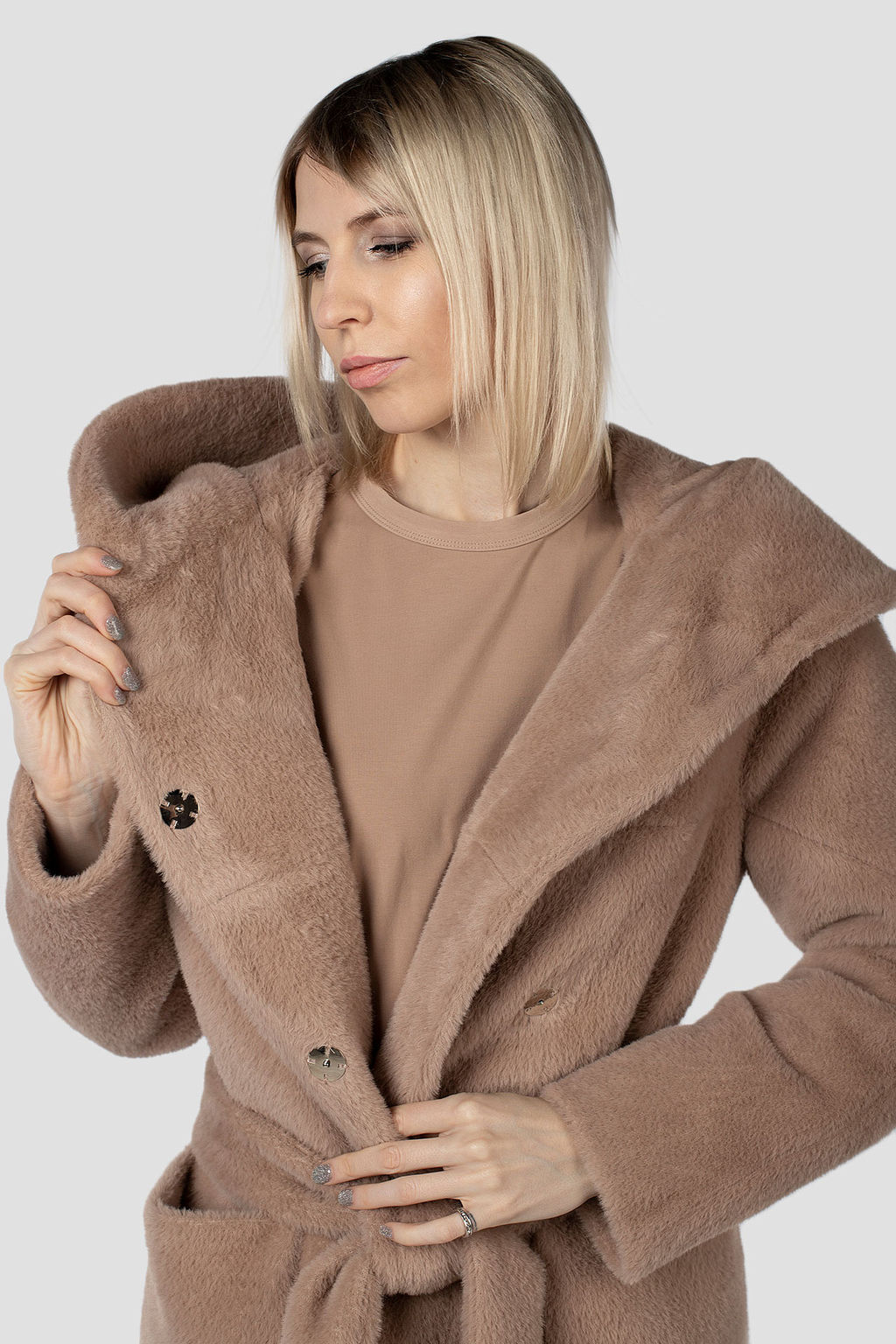 Пальто ЭКО-МЕХ утепленное Термофинн 100 - El podio фото 7