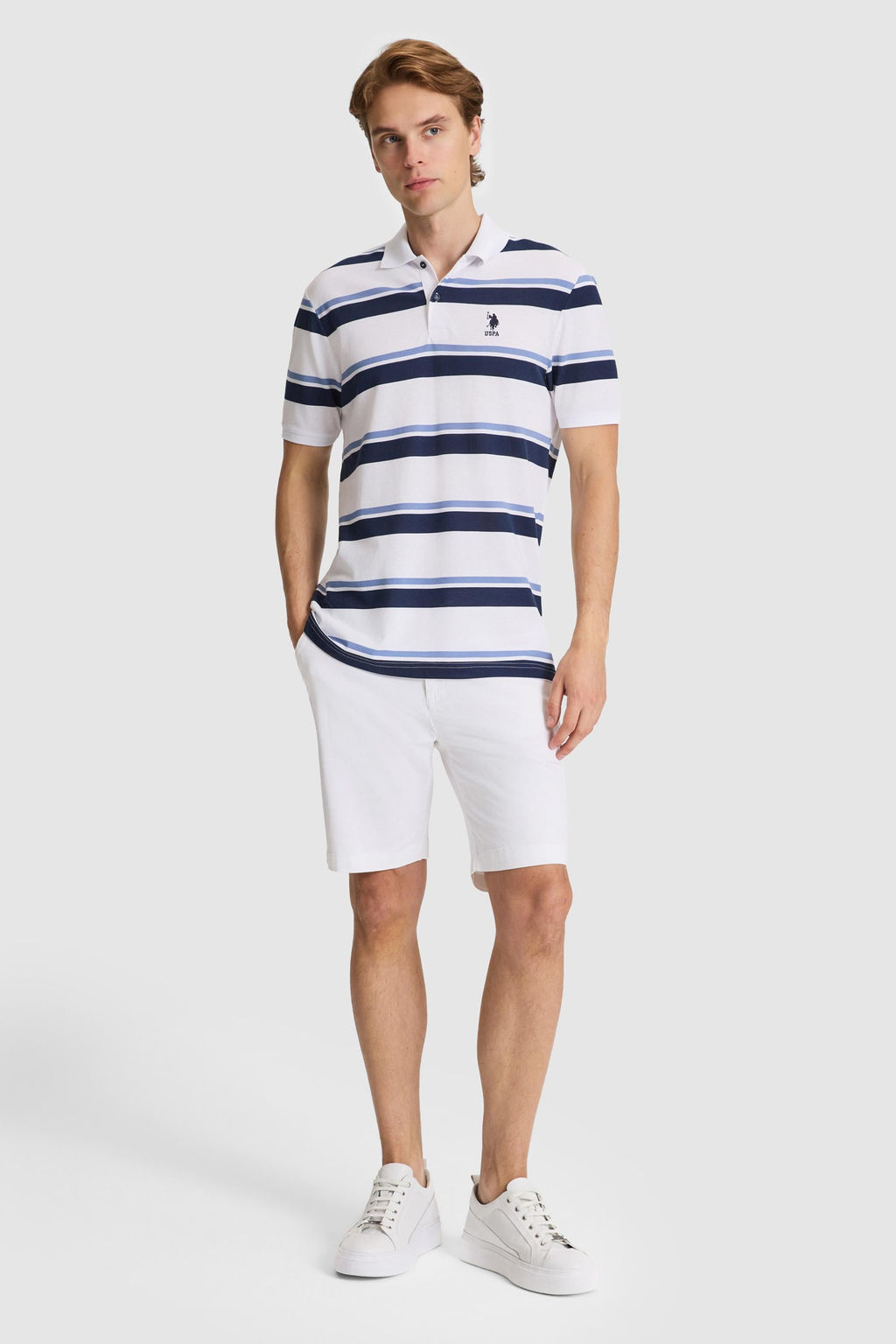 Erkek Lacivert Regular Fit Polo Yaka Ti__rt
