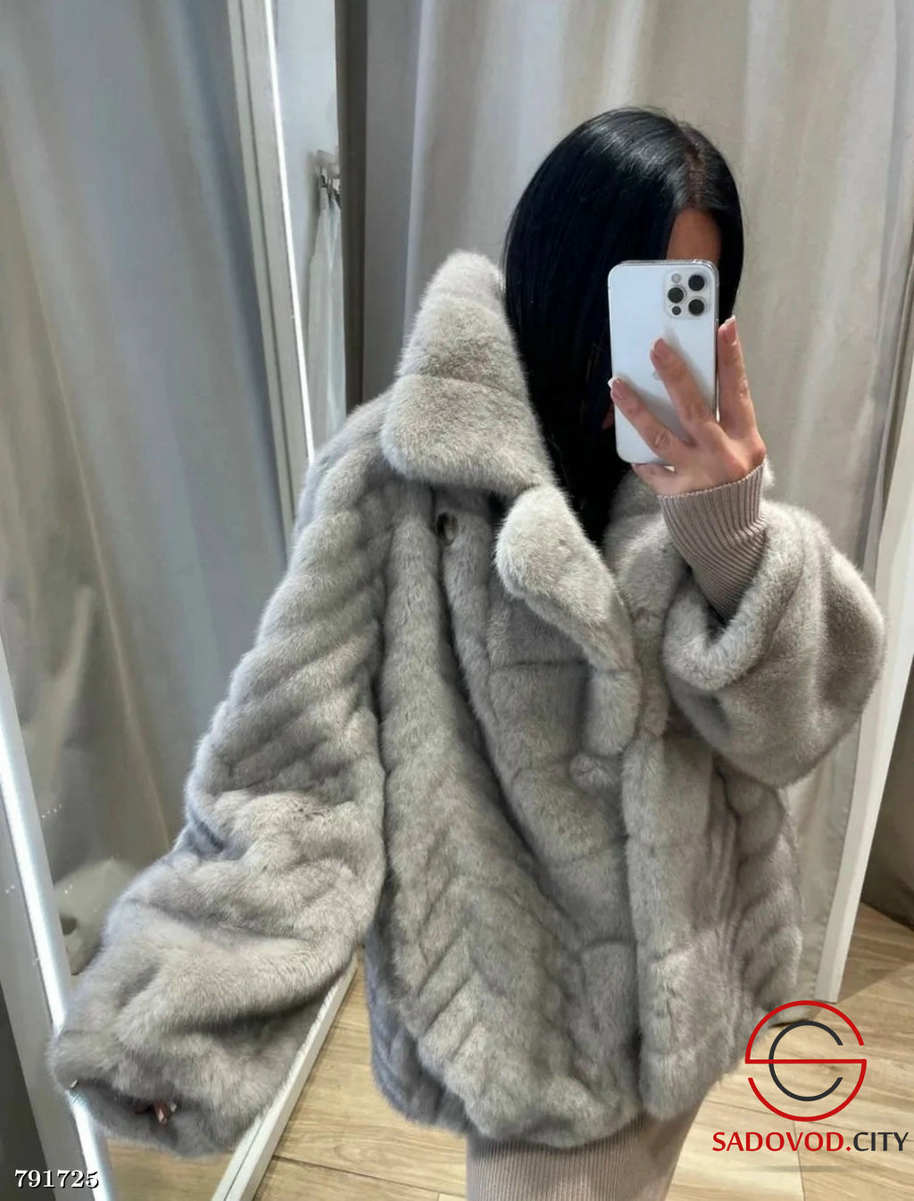 Шуба из искусственного меха - Bruno фото 3