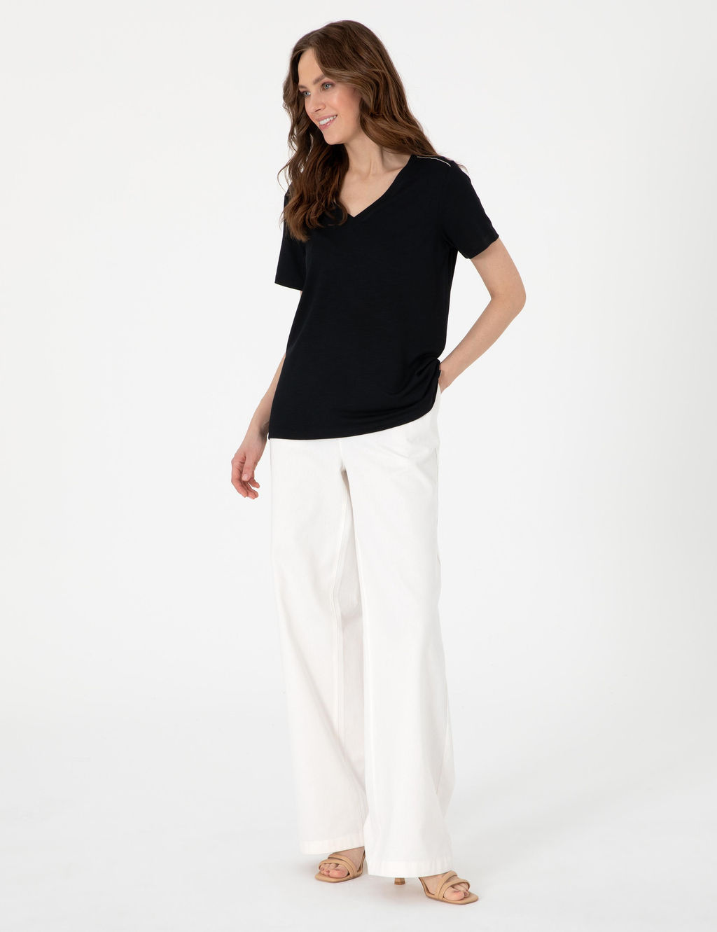 Siyah Regular Fit Ti__rt - Pierre cardin фото 4