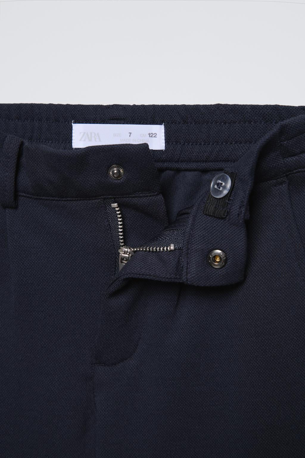 COMFORT PIQUE SLIM FIT CHINO TROUSERS - Zara фото 6