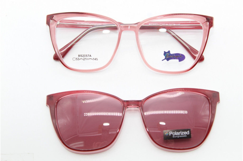 Оправа Bosiyan 2057 53-21-145 C3 с насадкой Polarized