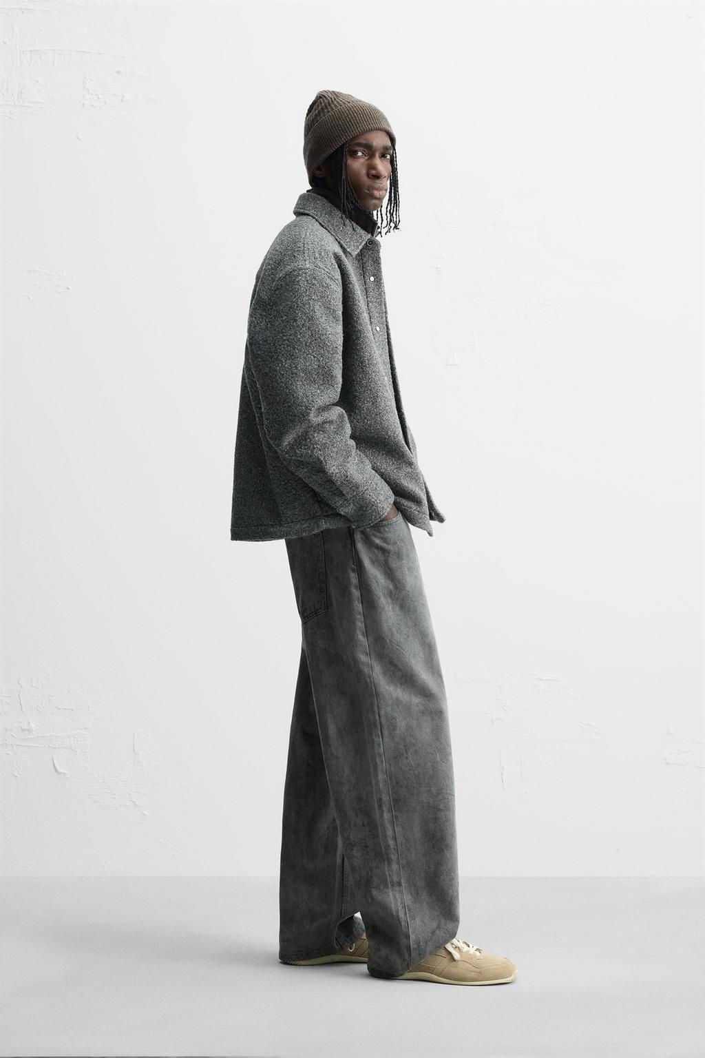 BOUCLE OVERSHIRT - Zara фото 4
