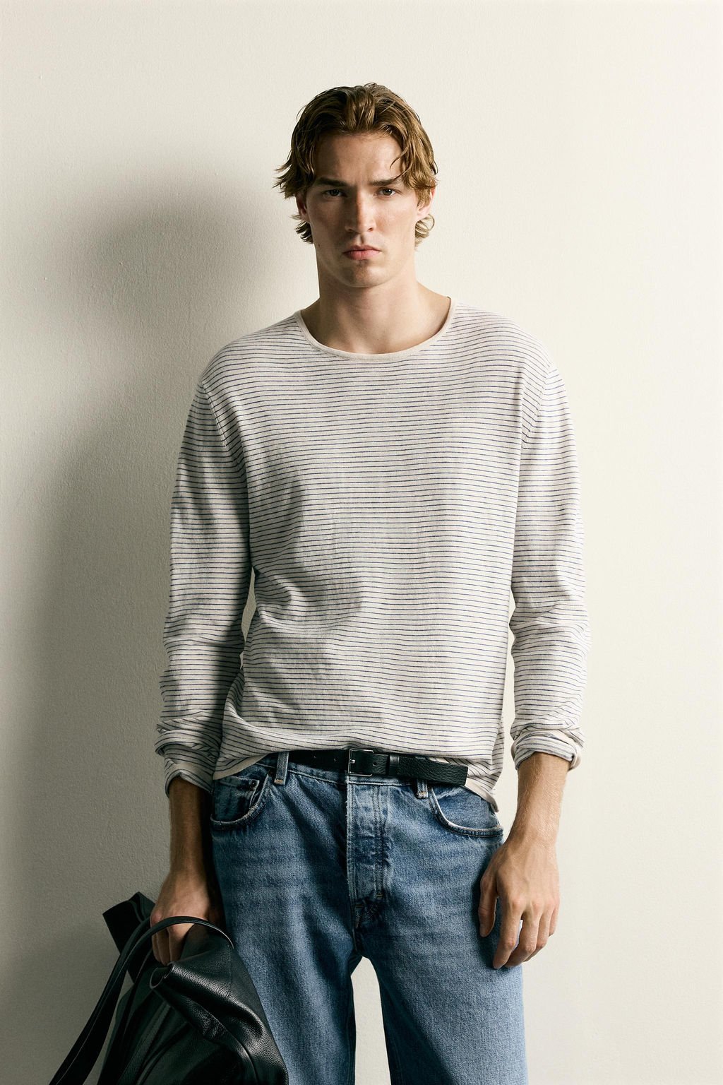 JERSEY LIGERO JACQUARD RAYAS / Rayas - Zara фото 2