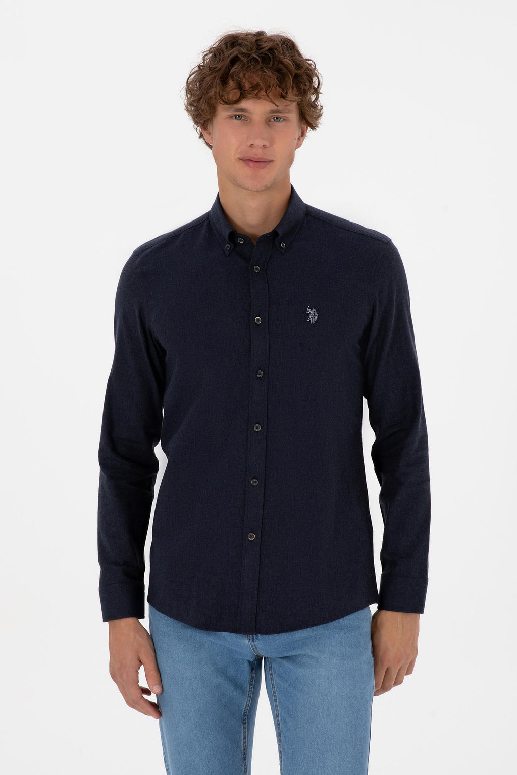Erkek Lacivert Uzun Kollu Basic G_mlek - U.s. polo assn фото 3