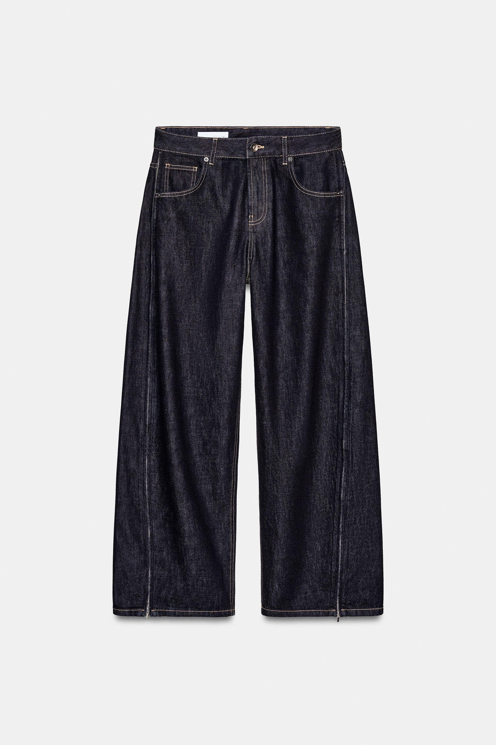TRF JEANS WITH SIDE ZIPS - Zara фото 6