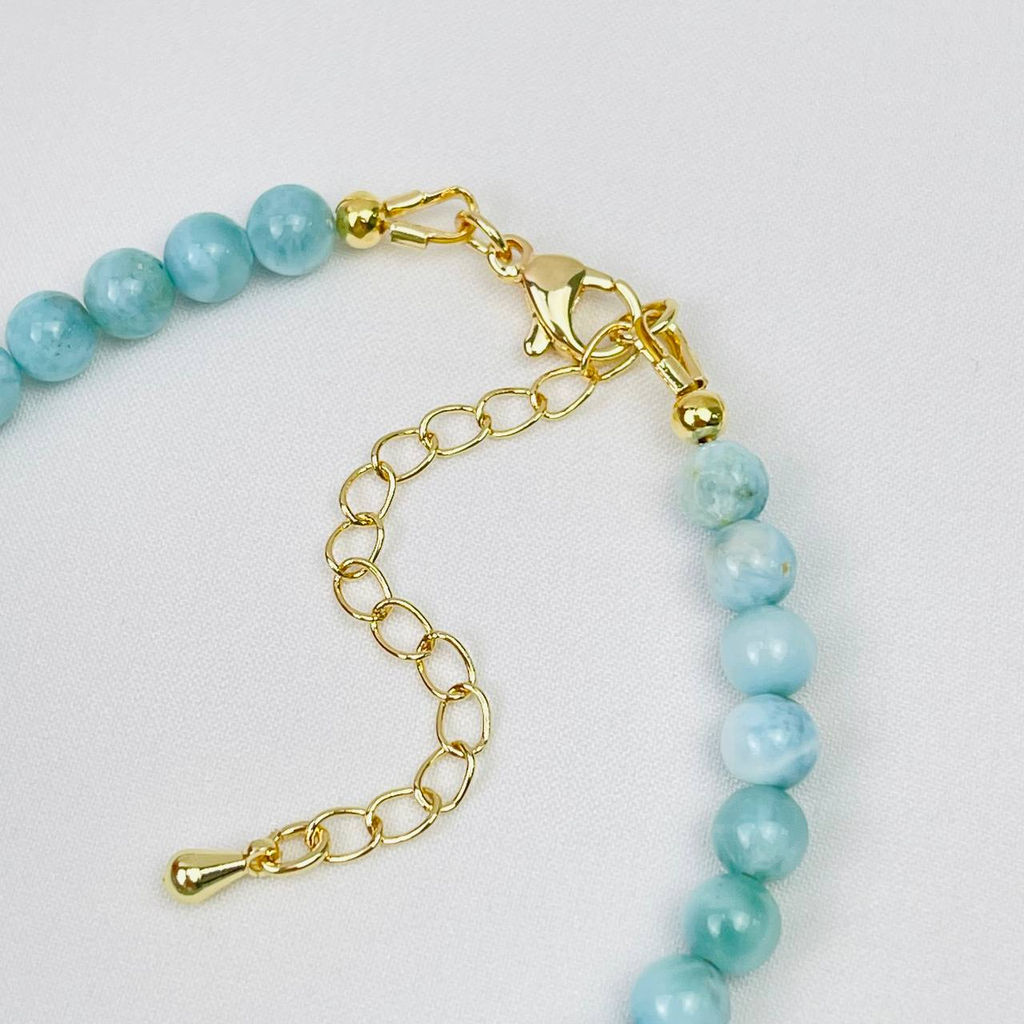 Браслет из Ларимара 17,5 см +