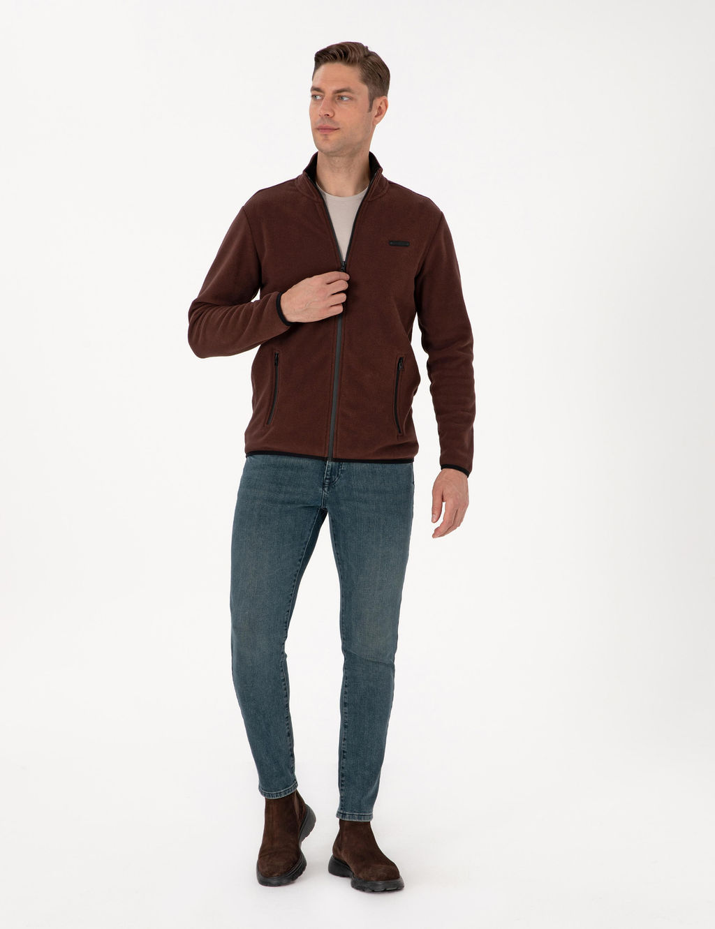 Kahverengi Regular Fit Polar H_rka - Pierre cardin фото 4