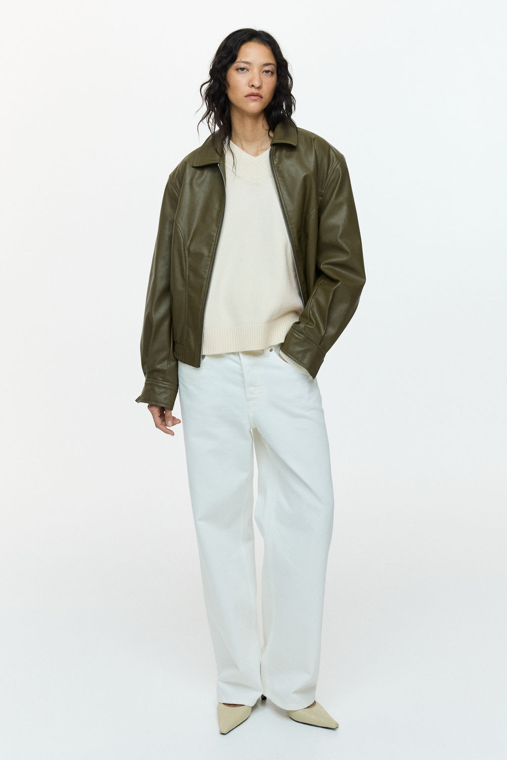 Jersey con escote en V - H&m фото 7