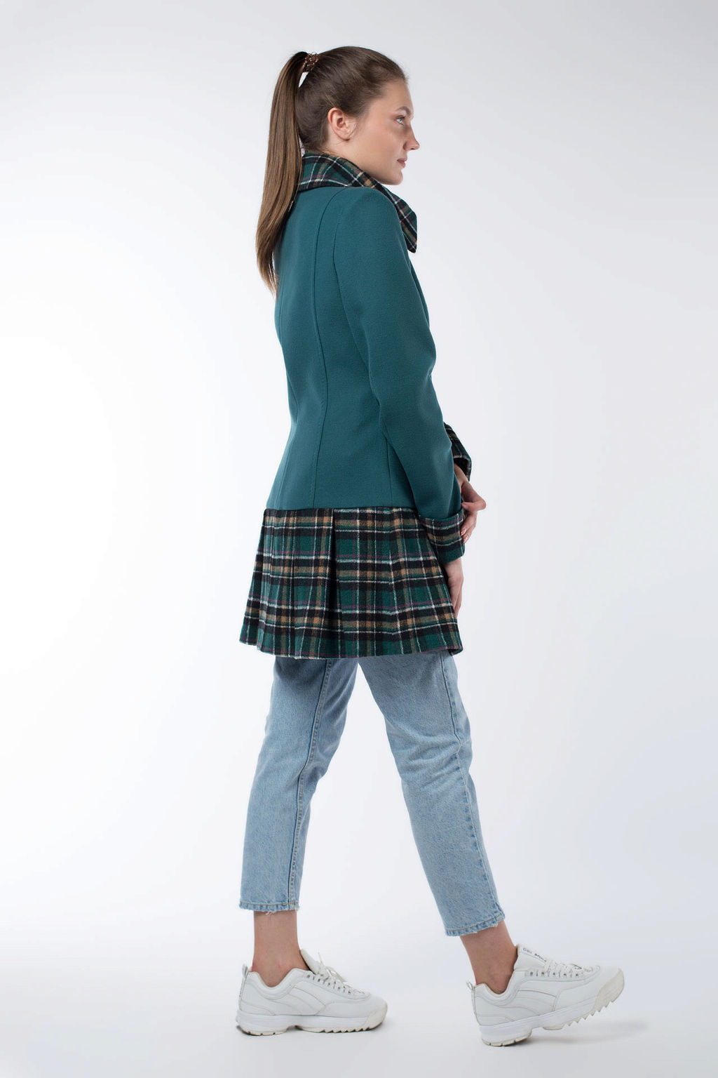 01-06145 Пальто женское демисезонное - El podio фото 4