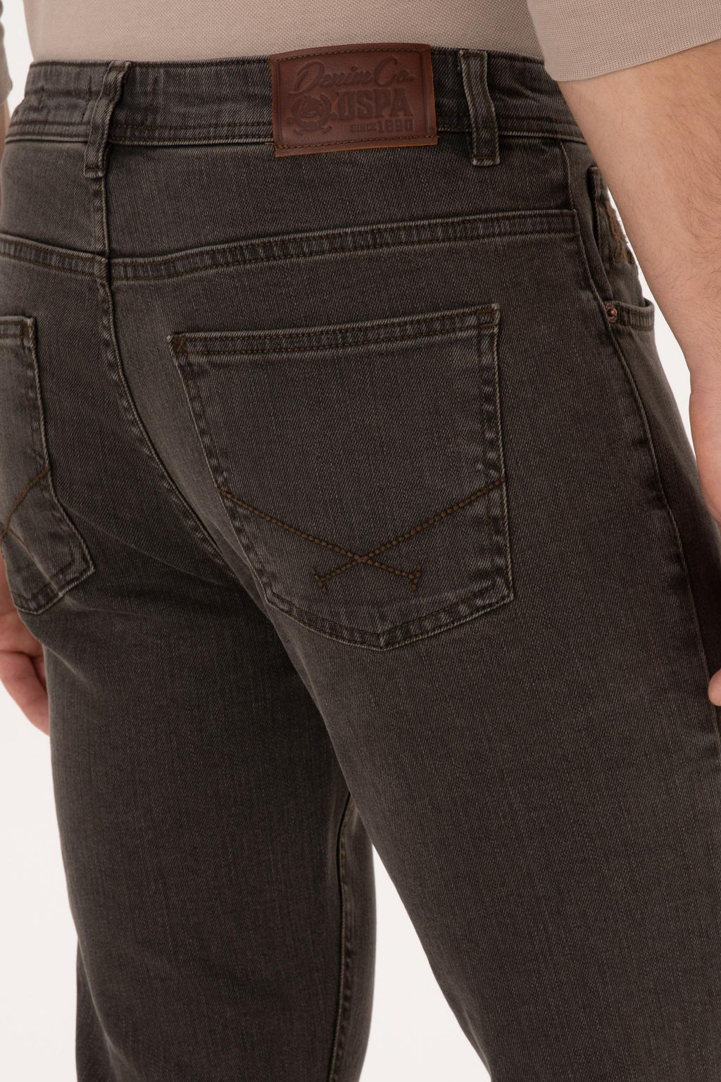 Erkek Kahverengi Jean Pantolon - U.s. polo assn фото 6