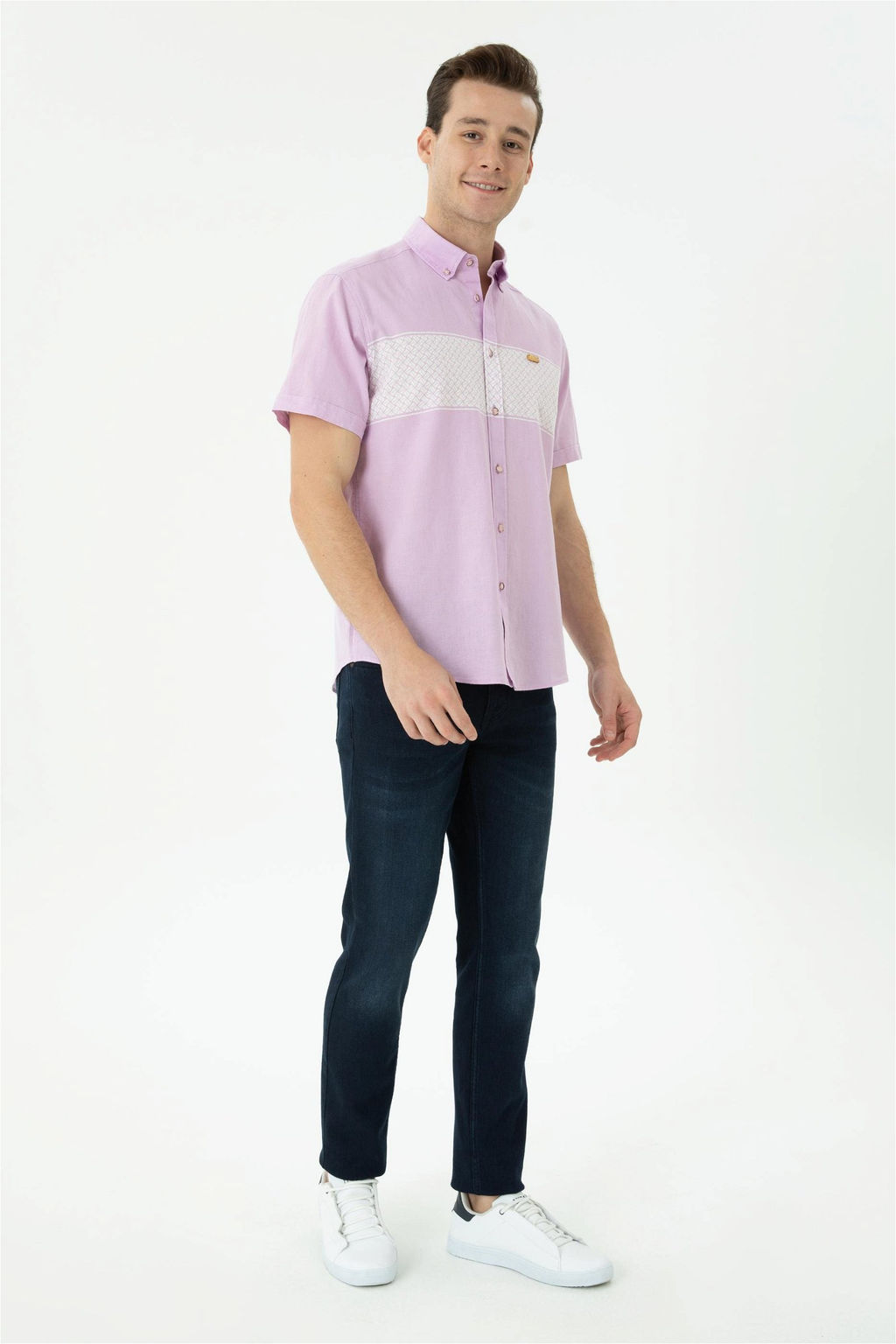 U. S. Polo Assn Мужская рубашка с коротким рукавом Magnolia - U.s. polo assn фото 11