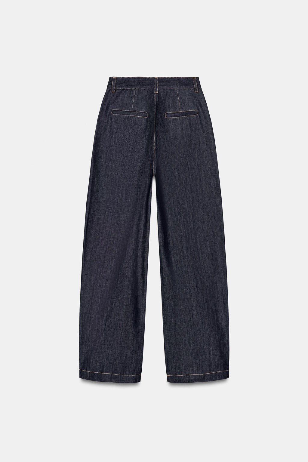 JEANS ZW COLLECTION BALLOON TIRO ALTO PLIEGUES / Azul - Zara фото 7