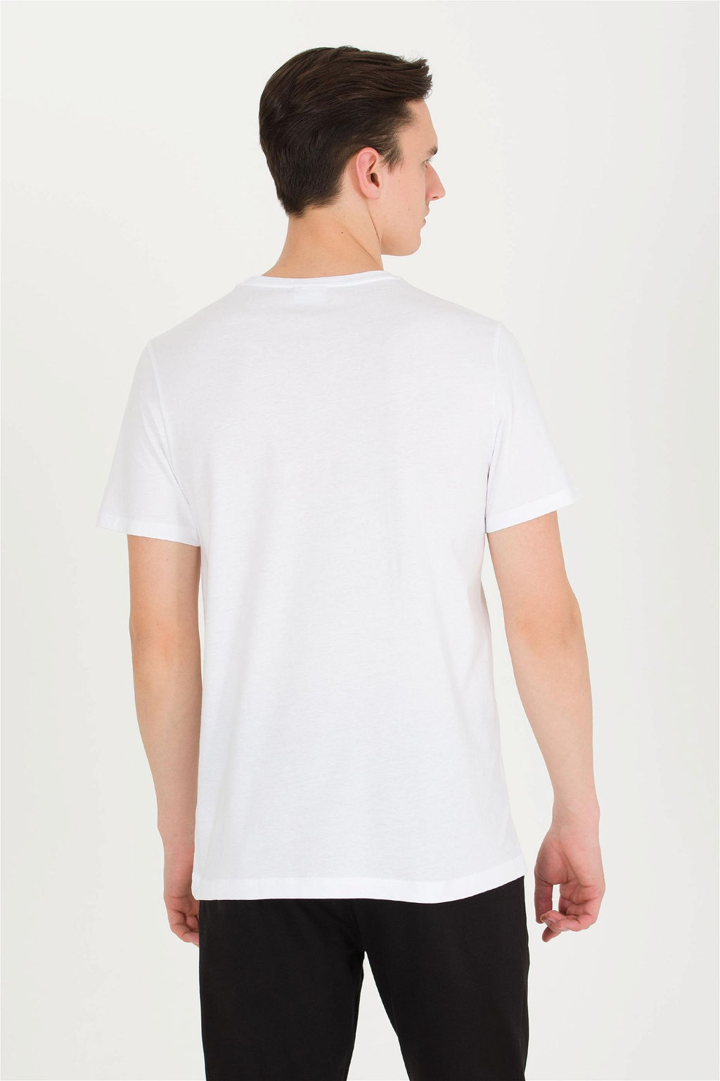 Мужская белая футболка с круглым вырезом Неожиданная скидка в корзине - U.s. polo assn фото 7