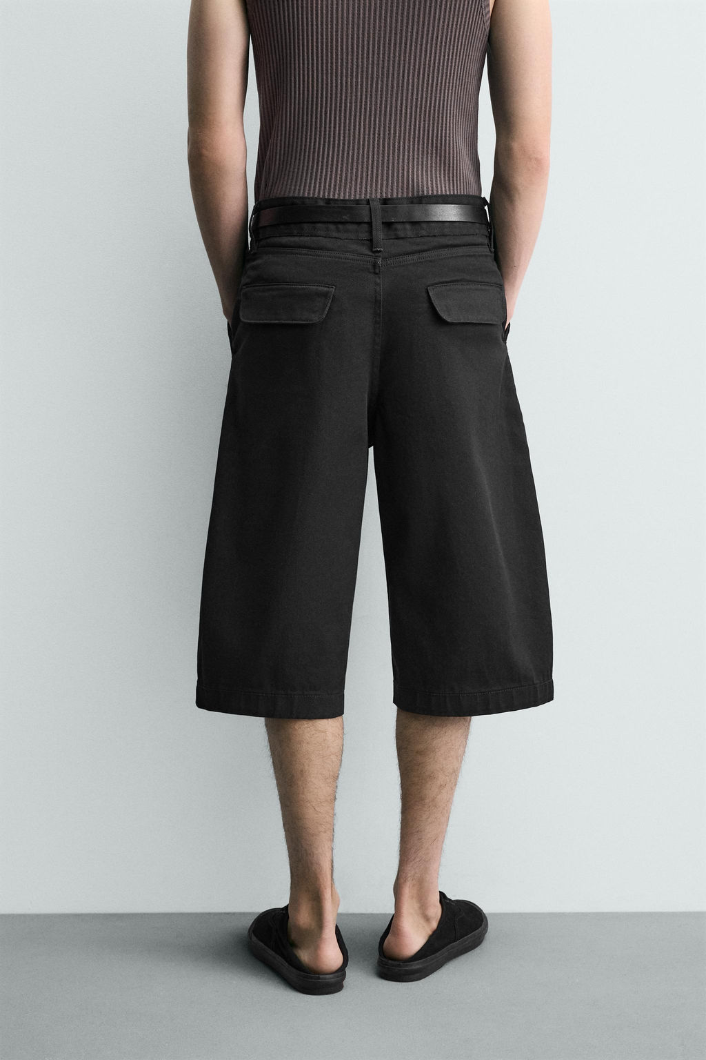 JORTS BAGGY FIT / Negro - Zara фото 3