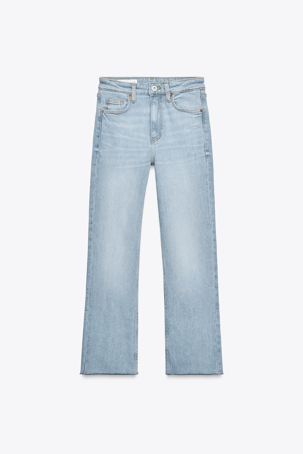 TRF CROPPED FLARE HIGH-WAIST JEANS - Zara фото 47
