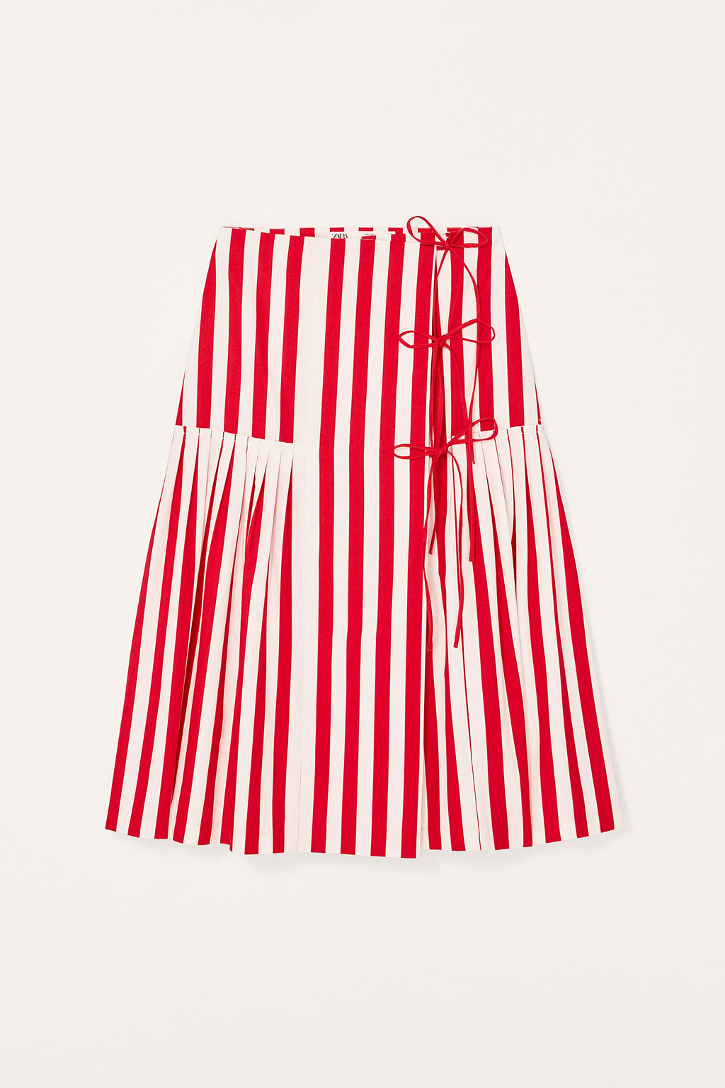 LIMITED EDITION STRIPED MIDI SKIRT - Zara фото 10