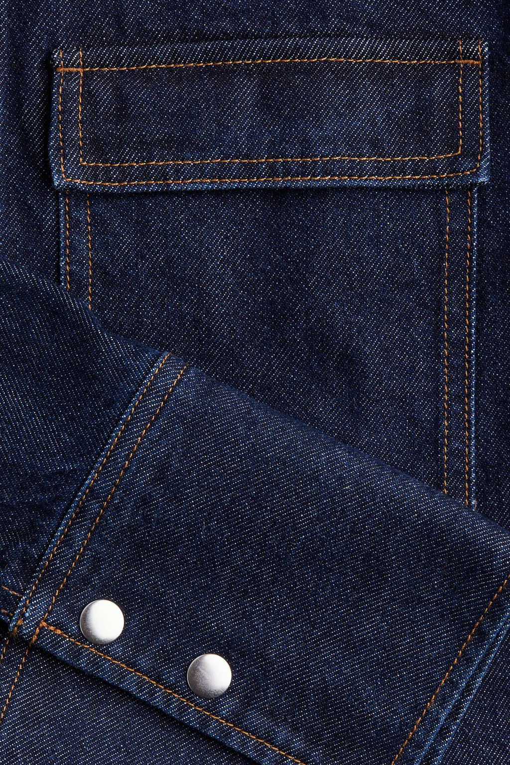 Camisa popover en denim - H&m фото 6