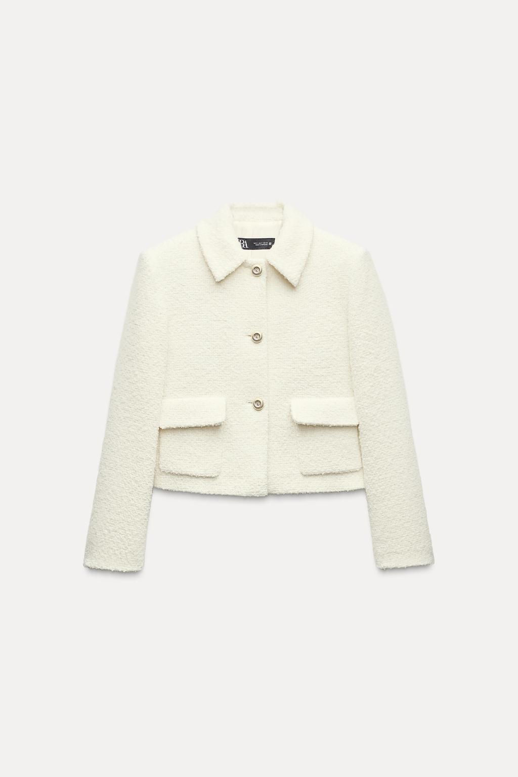 SHORT BOUCLE JACKET - Zara фото 3