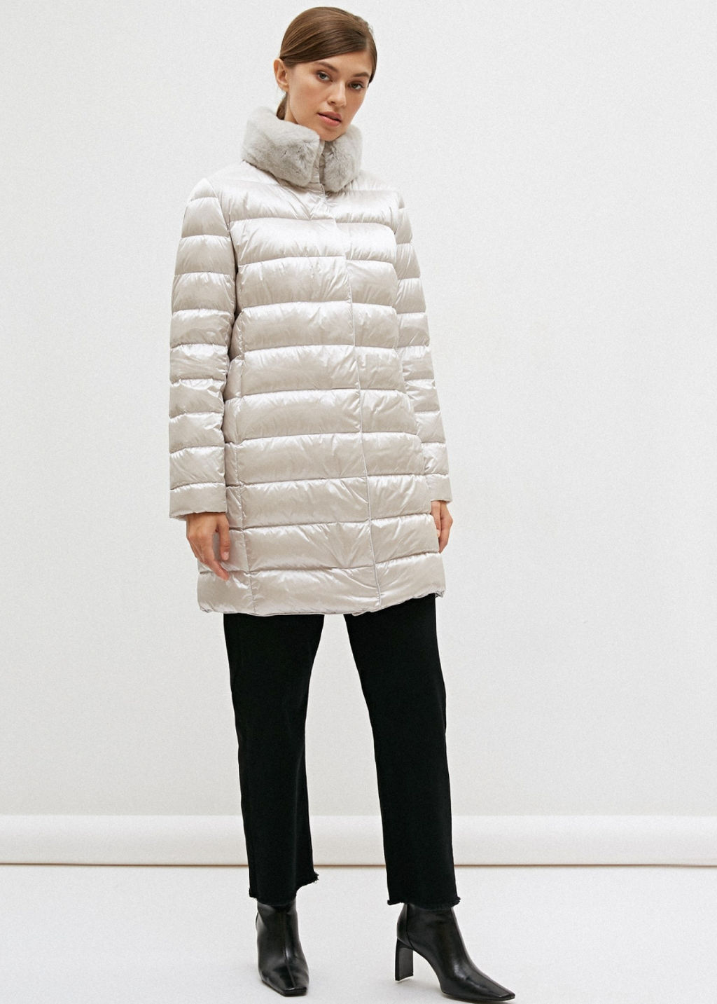Conso/WDMF 210526 - silver dust Пуховое Пальто