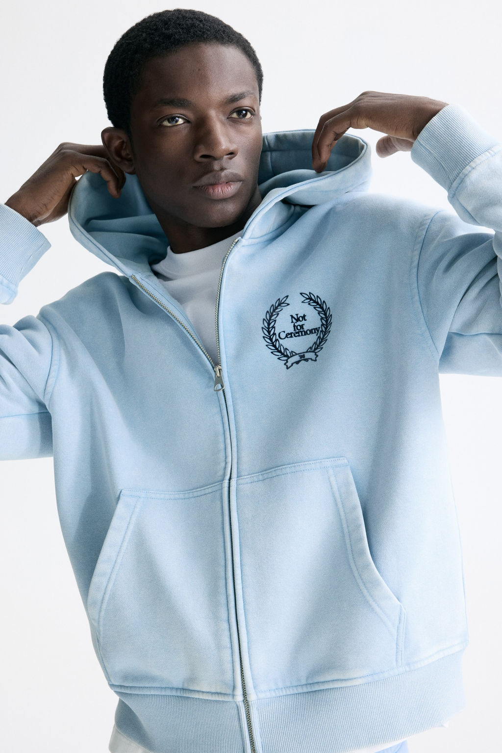 Chaqueta sudadera boxy con capucha Loose Fit - H&m фото 7