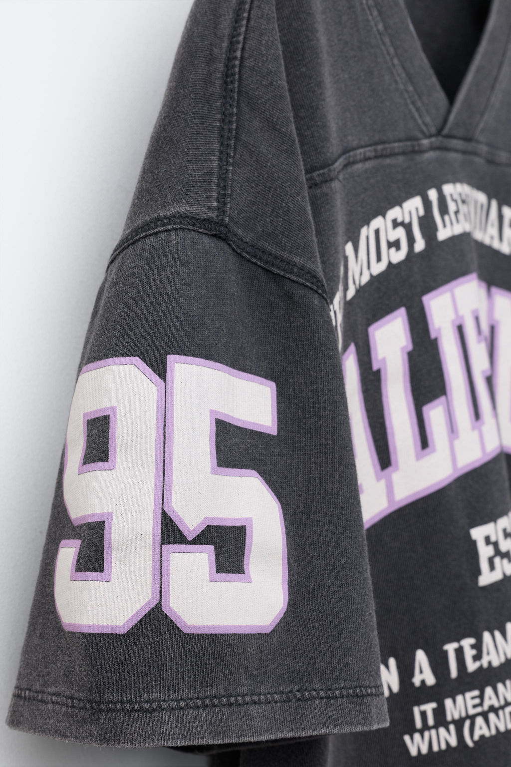 VARSITY SLOGAN T-SHIRT - Zara фото 10