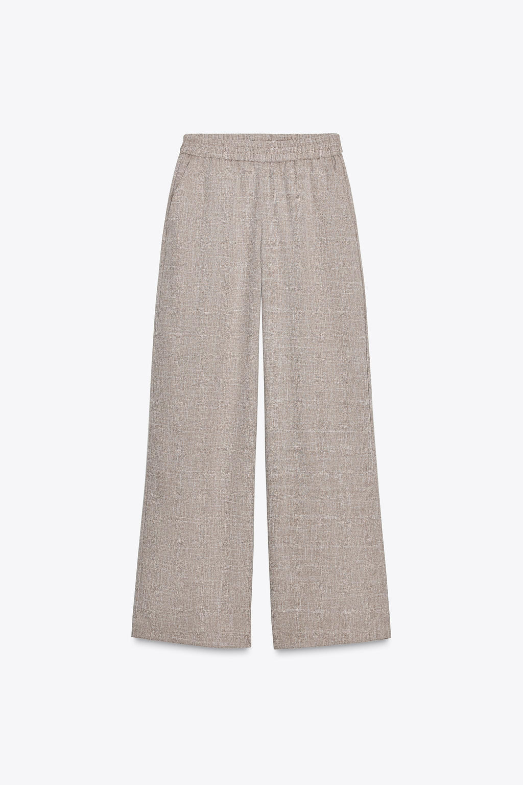 FLECKED WIDE-LEG TROUSERS - Zara фото 6