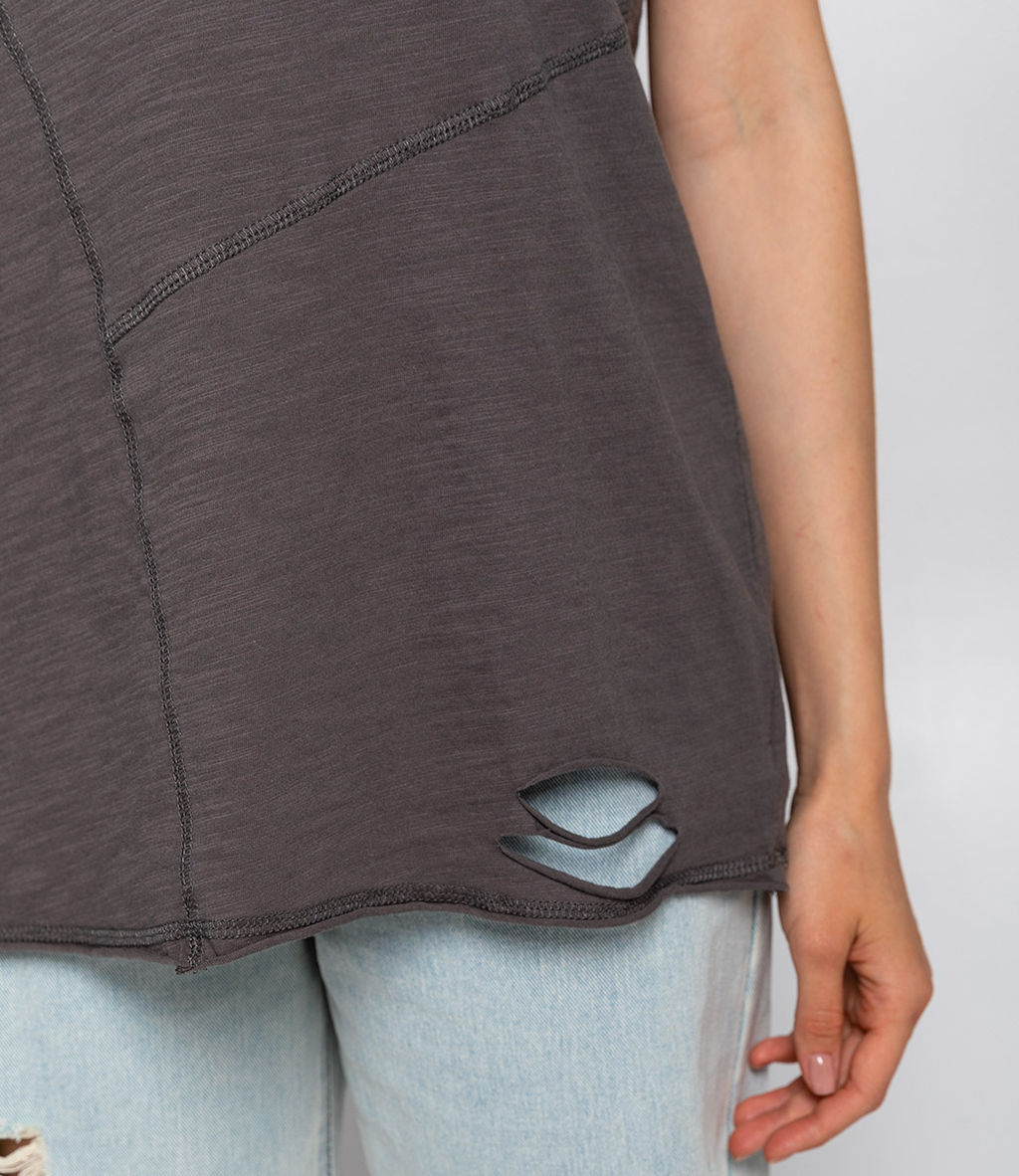 Майка #КТ2286, графит - Dommod фото 5