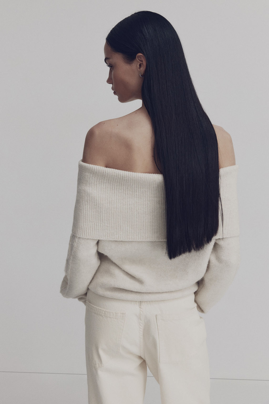 Jersey off-the-shoulder - H&m фото 7
