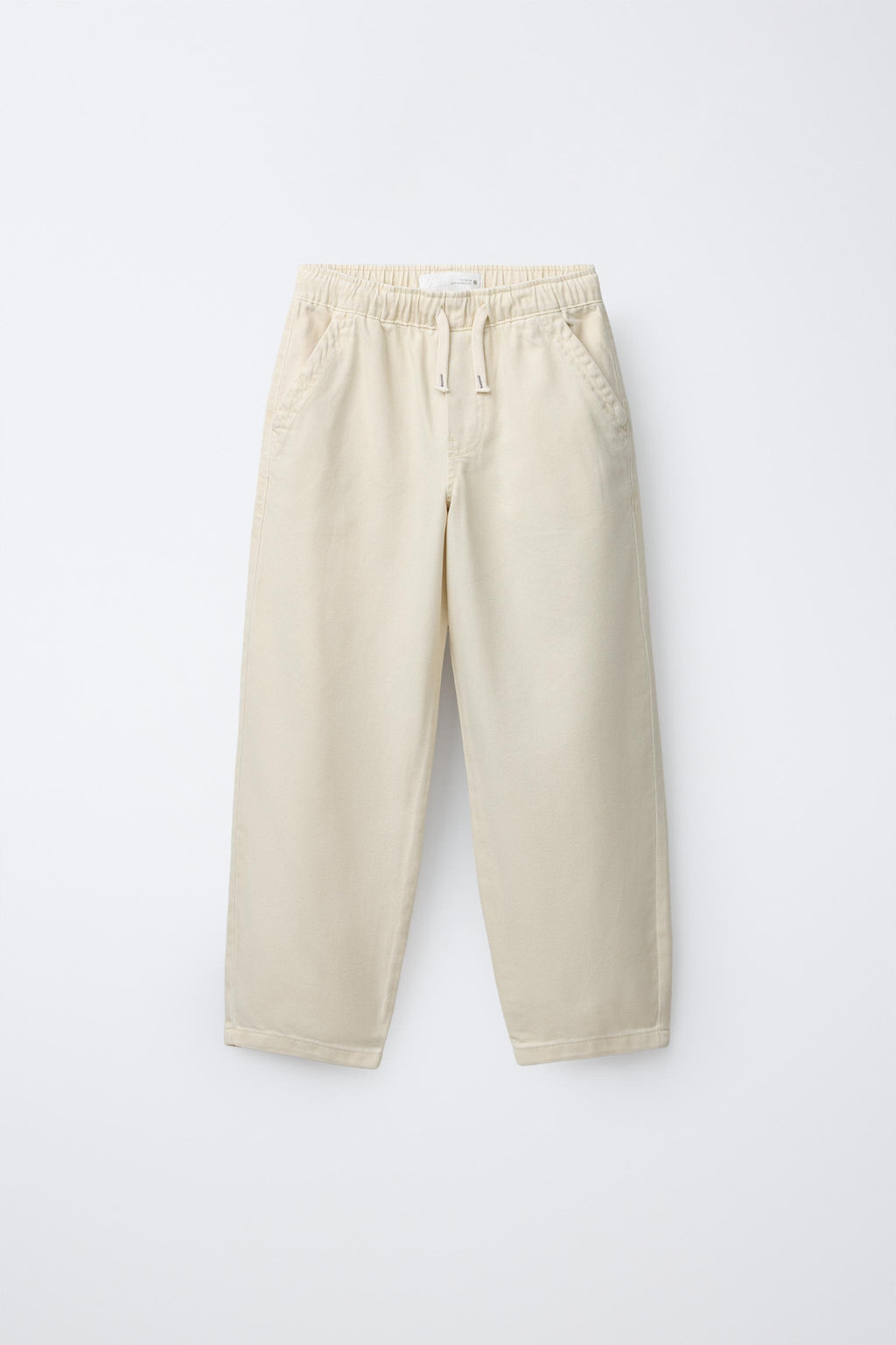 PANTAL?N SARGA FLUIDO STRAIGHT / Crudo - Zara фото 6