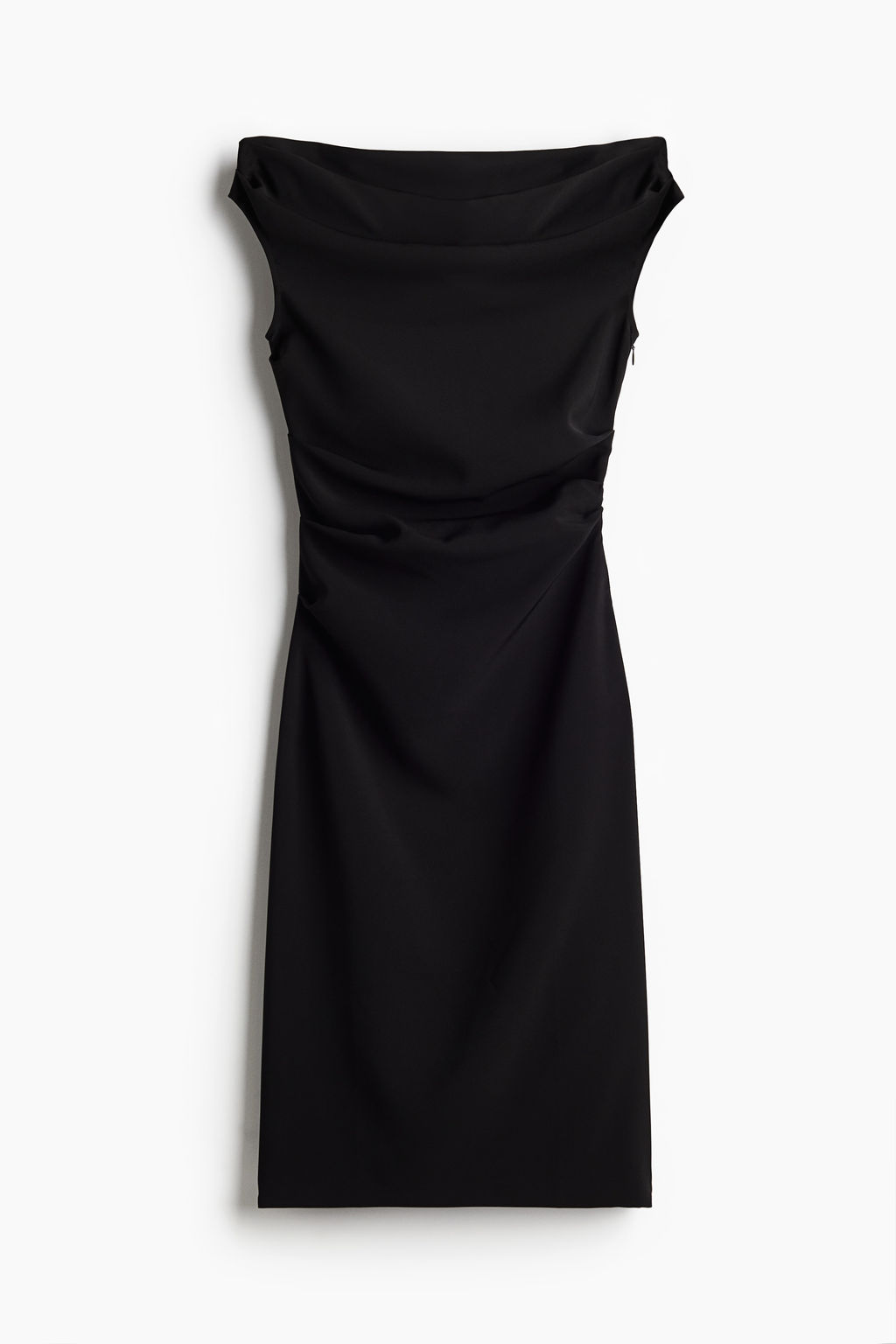 Vestido drapeado de sarga - H&m фото 8