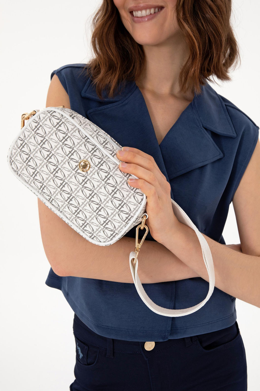 Kad_n Beyaz _anta Sepette S_rpriz _ndirim - U.s. polo assn фото 2