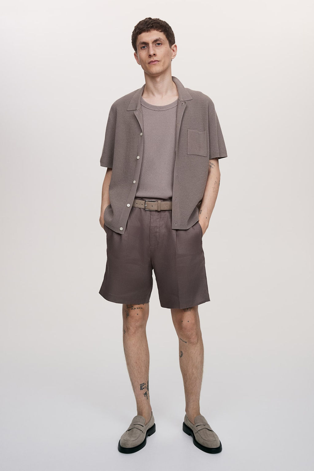Camisa en punto texturizado Regular Fit - H&m фото 3